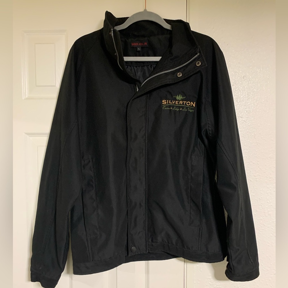 Black Men’s Jacket, Silvertom Casino Las Vegas L